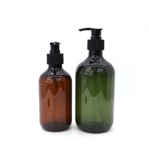 Bouteille en plastique de gel de douche de shampooing avec pompe de lotion