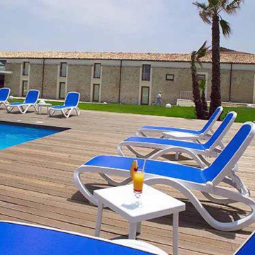 Outdoor Sunbed Rattan Furniture Daybed for Beach Sunlounge