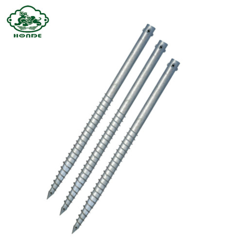 Galvanized Metal Ground Screw Pile Anchor For Pager