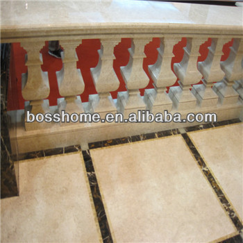 Beige concrete baluster mold