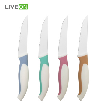 Coltello bistecca di plastica Hanlde antiaderente