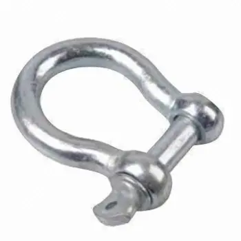 European Type Large Bow Shackle with Electric Galvanized Finish, Marine Hardware