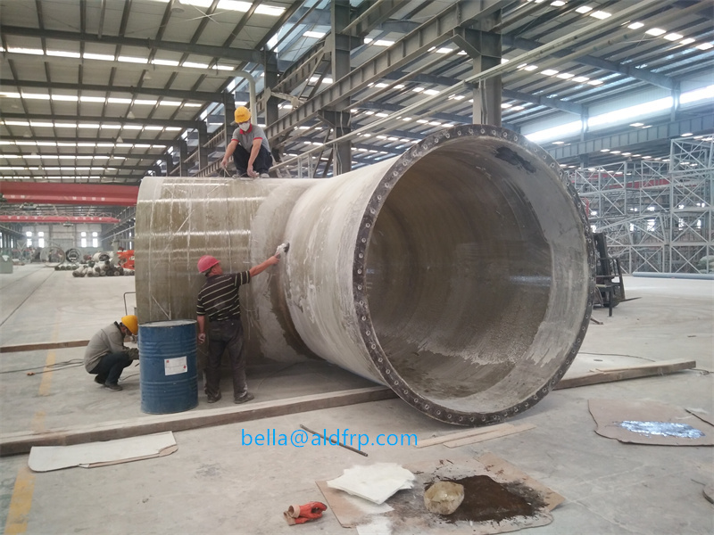 Professional dia400mm FRP pipe fittings FRP flange