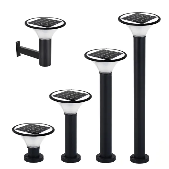 IP65 Airtight Pillar Solar Lights for Outdoor Garden with CCT Adjustability