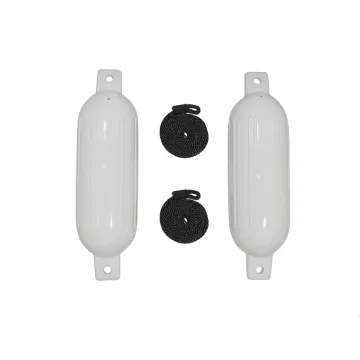 Reinforced Molded Eyelet White PVC Boat Fender