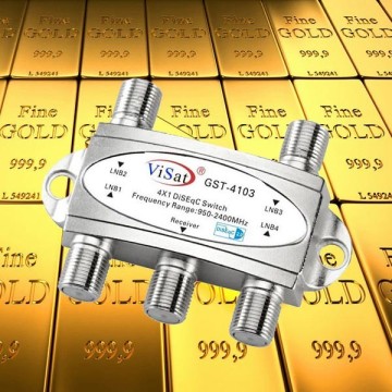 950-2400MHz 4x1 DiSEqC Switch