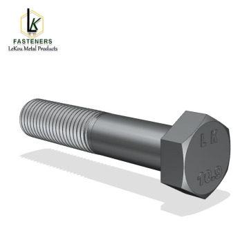 DIN931 High-Strength Hex Head Bolts Partially Threaded