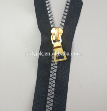black slider 5# open end resin zipper for garments