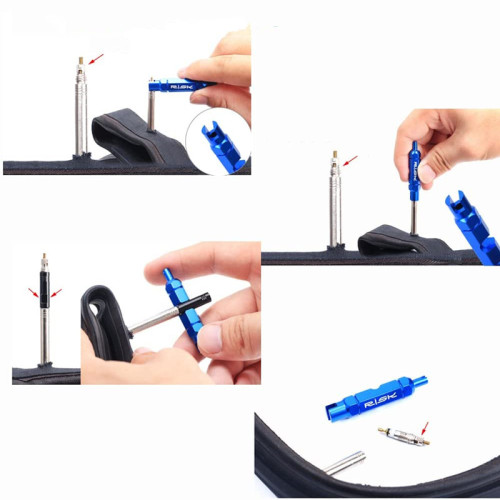 Multifunctional tire air nozzle cover disassembly tool