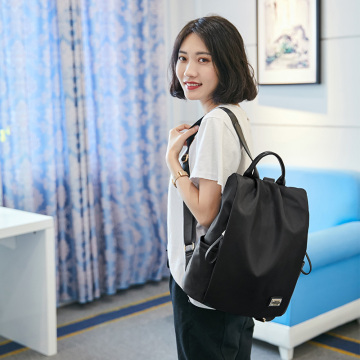 Customized 100 ladies backpack leisure travel bag