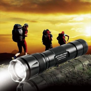 Led Aluminum Flashlight 210lm, Outdoor Activity ,waterproof Ipx8- Al20