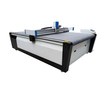 CNC Oscillating Knife Cutting Machine for Leather: Cutting and Drilling for Shoes and Bags