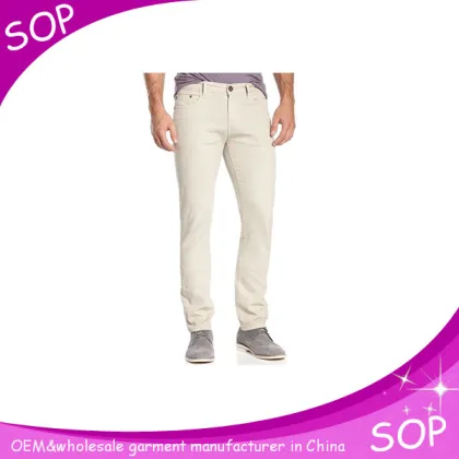 White brand mens denim jeans manufactures china