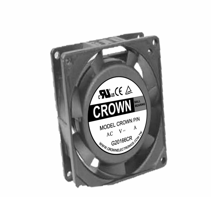 Crown 80x25 Zentrifugalwitterung DC -Lüfter