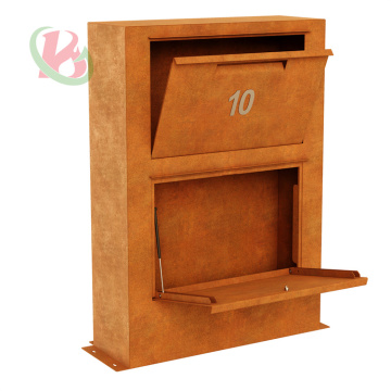 Corten Steel Outdoor Garden Mailbox: A Stylish Solution for Your Mail Delivery
