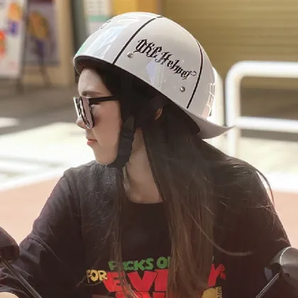 Personalization Retro Half-Helmet Crown Prince HJC Motorcycle Helmet