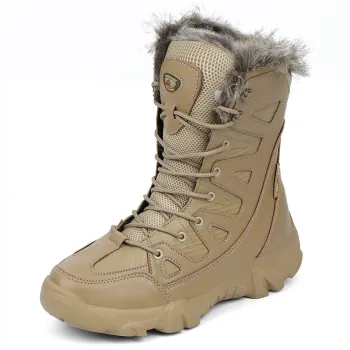 Men's Winter High Top Cotton Boots Snow Outdoor Boots