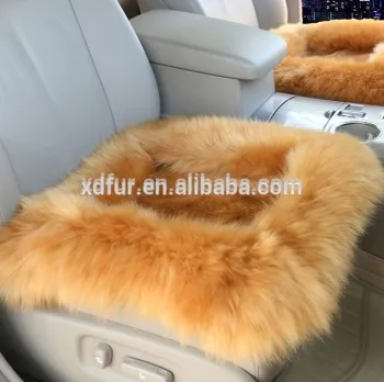 Australian Natural high-low wool Sheepskin Car Seat Cushion