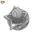 スポーツバスケットボールゲームのメダル