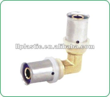 factory price elbow brass press fitting elbow for manifold pex-al-pex pipe