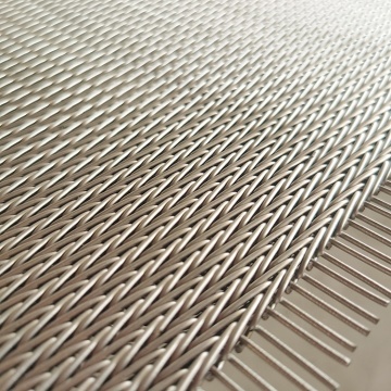 Stainless Steel 304 Herringbone Encryption Mesh Belt for Food Industry