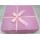 Pink Square Chocolate Metal Tin Box