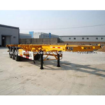Hot Selling 2014 China Cheapest 40ft 3 Axles, Container Semi Trailer
