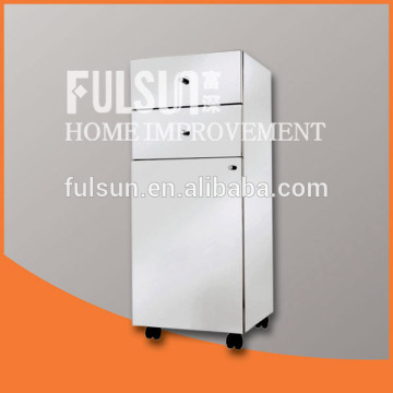 Stainless Steel Cabinet with 2 drawers and casters