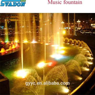 Factory supply outdoor Water Running Fountain/dancing water music fountain