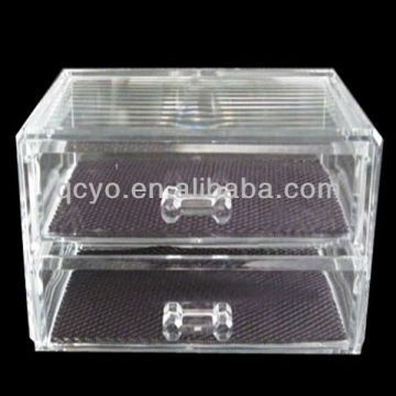Factory directly sale fantastic acrylic clear drawer storage box