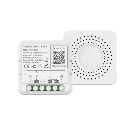 2024 Smart WiFi Switch: Voice Controlled with Google Alexa & HomeKit Compatibility for Smart Home Devices