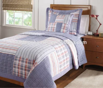 Shanghai Fashion Homes Purple Patchwork Quilt