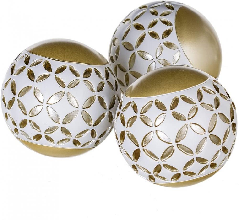 Diamond Lattice Decorative Orbs para tigelas e vasos