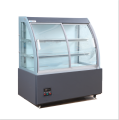 Front Curved Gliding Glass Door Display Cooler Showcase