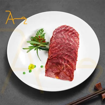 Wholesale Reusable Food Grade White Charger Plates and Melamine Dinner Plates for Hotels, Restaurants, and Parties