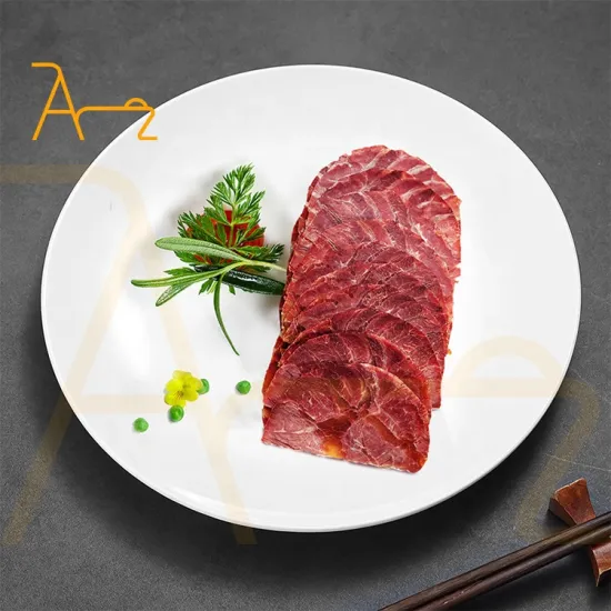 Wholesale Reusable Food Grade White Charger Plates and Melamine Dinner Plates for Hotels, Restaurants, and Parties