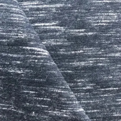 Hacci cotton yarn dyed garment fabric