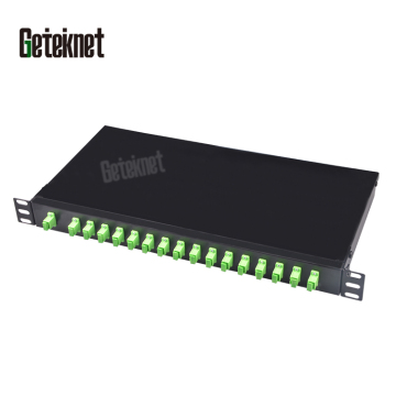OEM Fiber Optic Equipment: 1x64 Rack Mounted SC APC PLC Splitter