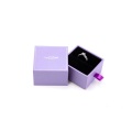 Purple Jewelry packaging Ring Box