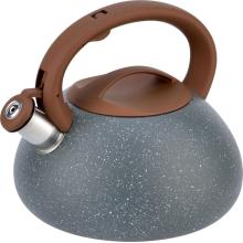 Stainless steel kettle with Brown Bakelite handle