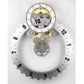 No.3 Big Silver Gear Wall Clock