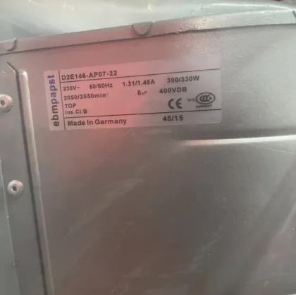 Germany ZIEHL-ABEGG D2E146 and D2D146 Cabinet Cooling Fans