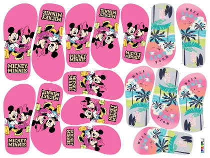 EVA Heat Transfer Stickers for Slippers