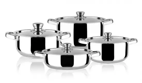 Multiclad Stainless Steel 4-Piece Cookware Set