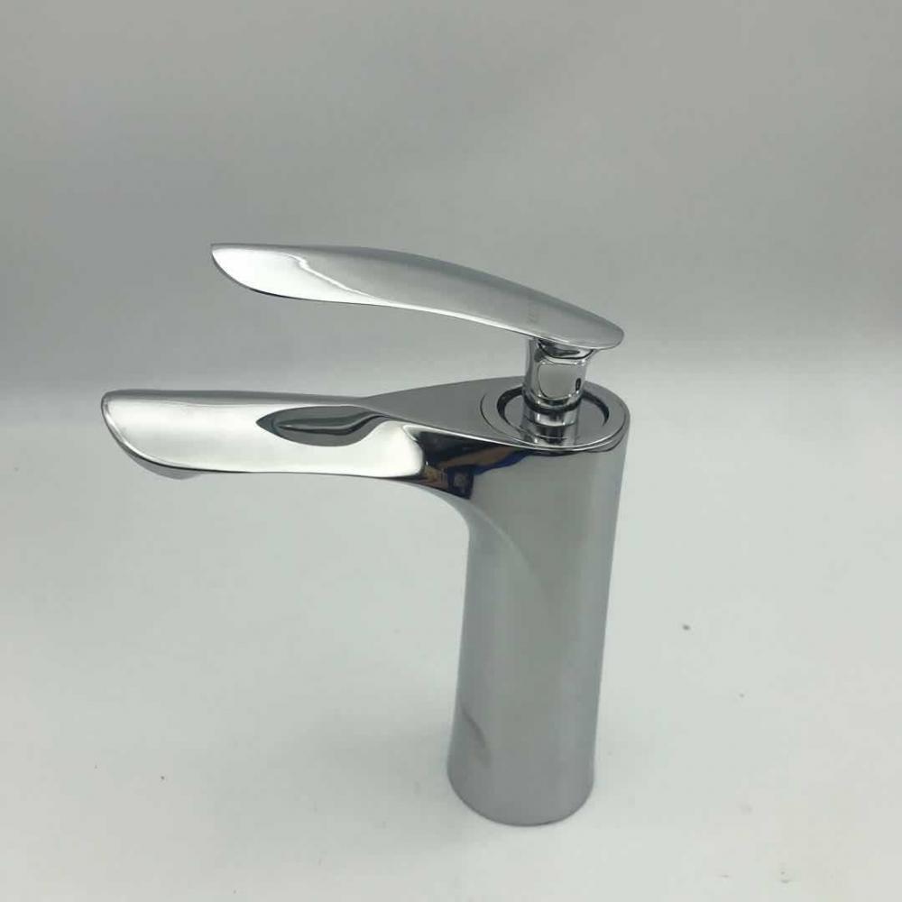 욕실 단일 구멍 세척 분지 온수 및 냉수 믹서 수도꼭지