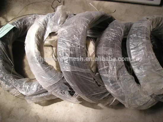 black hard wire low carbon steel black iron wire