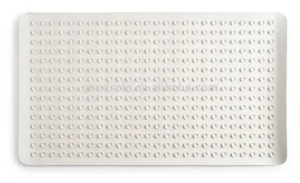 white Rubber Bath Mat bathmat shower mat bathtub mat 35x65cm