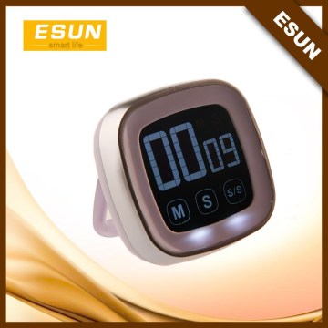 2015 New design touch screen count down magnetic digital kitchen timer
