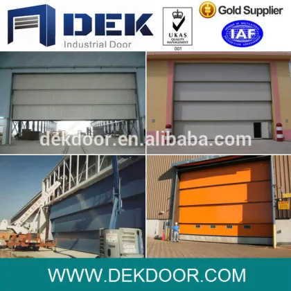 Fireproof and windproof Automatic stacking doors guillotine door