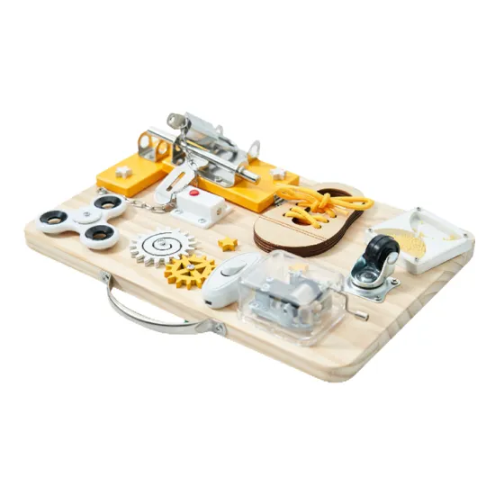  Wooden Montessori Toys: A Comprehensive Busy Board for Baby Sensory Activities, Ideal for Toddler and Kids' Early Education & Learning Gift